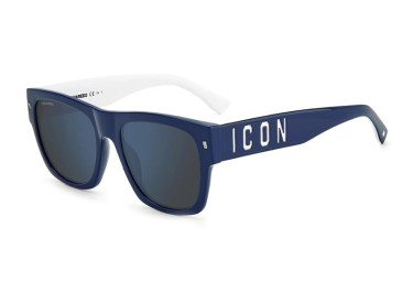 Dsquared2 ICON 0004/S 00JU XT Blue/White/Blue Mirror