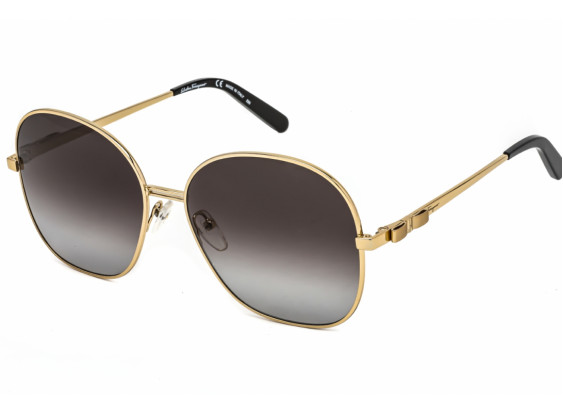 Salvatore Ferragamo SF242S 738 Gold / Grey Gradient