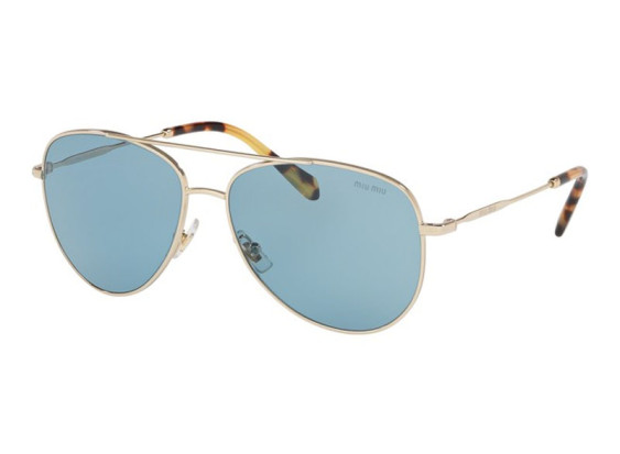 Miu Miu MU61US ZVN6P2 Gold/Blue
