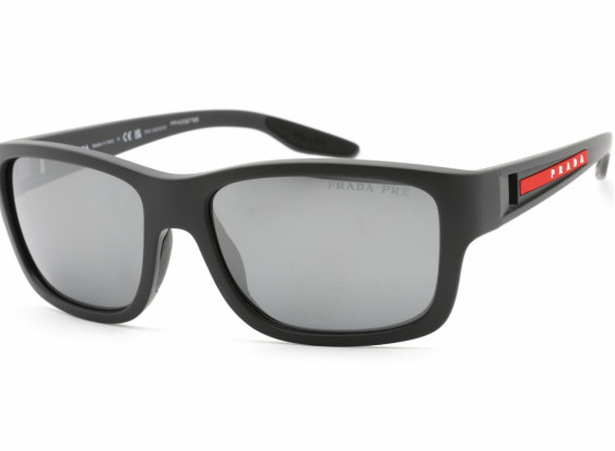 Prada Sport PS01WS UFK07H Grey Rubber/Grey Silver Mirror