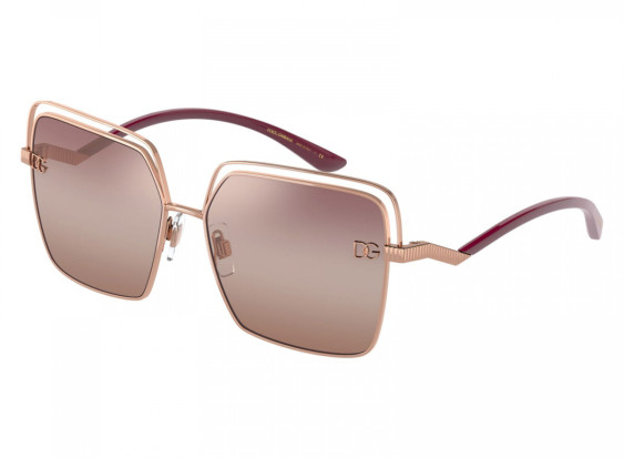 Dolce & Gabbana DG2268 1298AQ Pink Gold/Pink 59mm