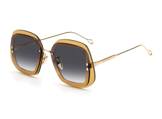 Isabel Marant IM 0047/S 0DYG 9O Gold/Yellow/Smoke Gradient