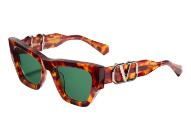 Valentino V-SETTE VLS-166B Honey Havana/Gold/Green