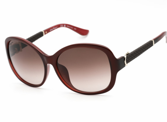 Salvatore Ferragamo SF744SLA 613 Red / Brown Gradient