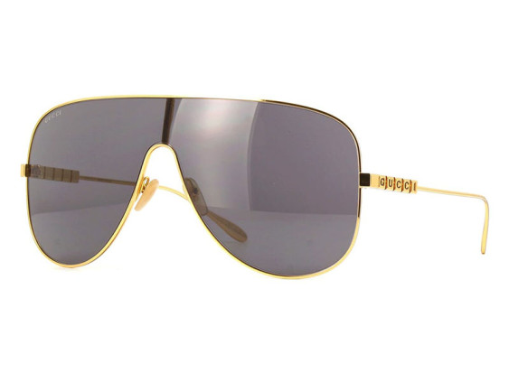 Gucci GG1436S 001 Yellow Gold/Grey