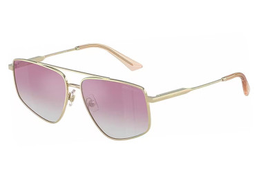Jimmy Choo JC4011 300658 Pale Gold/Fuxia Gradient Silver Mirror
