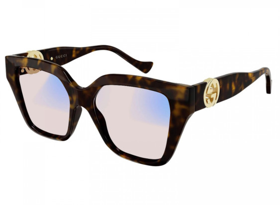 Gucci GG1023S 010 Shiny Dark Havana/Light Pink