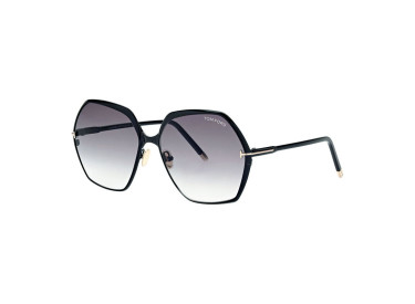 Tom Ford FT0912 01B Shiny Black/Gradient Smoke