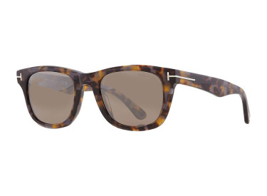 Tom Ford FT1076 55L Coloured Havana/Roviex Mirror