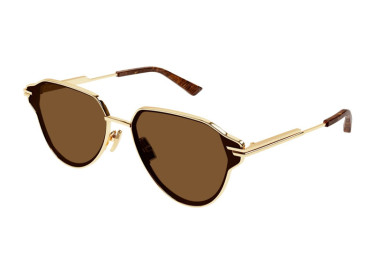 Bottega Veneta BV1271S 002 Gold/Brown