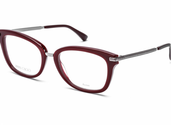 Jimmy Choo JC218 0LHF 00 Opal Burgundy 52mm