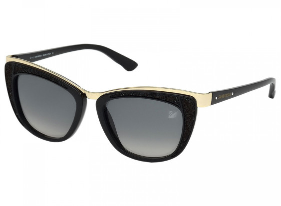Swarovski SK0061 01B Shiny Black White