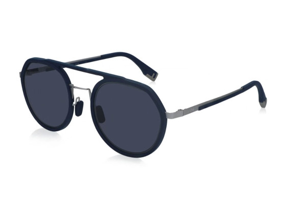 Fendi FE40040U 90V Matte Blue/Silver/Blue