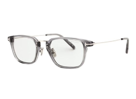 Tom Ford FT1042-D 12A Shiny Dark Ruthenium/Light Grey