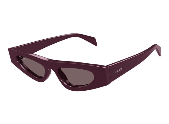 Gucci GG1779S 008 Purple Brown/Solid Plum