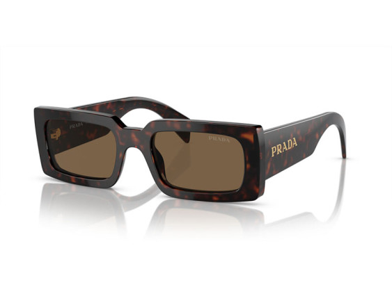 Prada PRA07S 16N5Y1 Briar Trotoise/Dark Brown Polarized