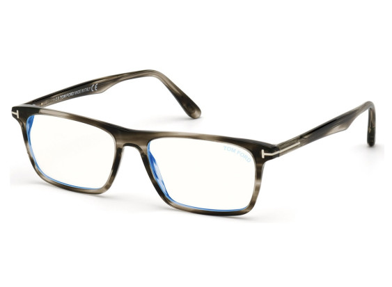 Tom Ford FT5681-B 056 Shiny Striped Black Havana 56mm