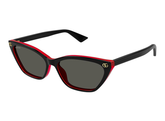 Gucci GG1815S 003 Shiny Black/Red/Grey