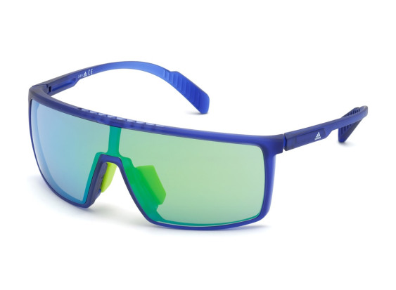 Adidas SP0004 91Q Matte Blue/Green Mirror