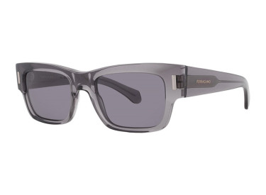 Salvatore Ferragamo SF2011S 020 Transparent Grey/Blue Grey