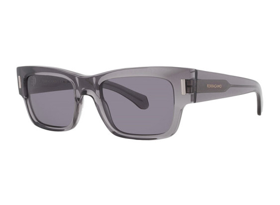 Salvatore Ferragamo SF2011S 020 Transparent Grey/Blue Grey