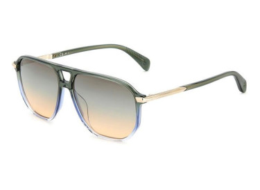 Rag & Bone RNB1074/S 03UK 98 Green/Gold/Brown Teal Gradient