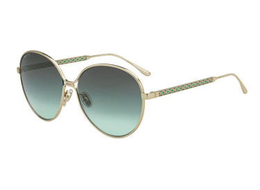 Jimmy Choo NEVA/F/S 0PEF IB Gold/Green/Grey Green Gradient