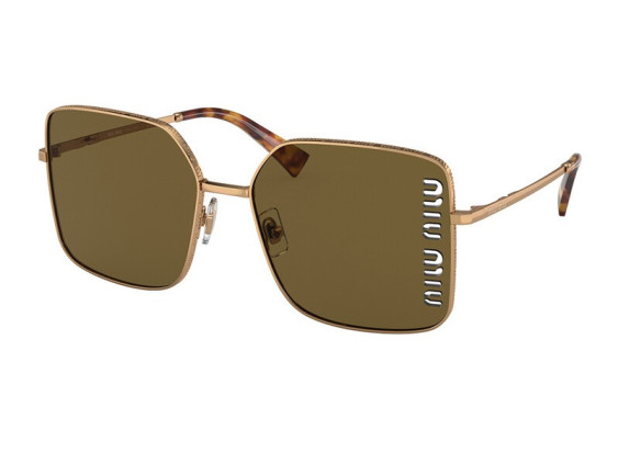 Miu Miu MU51YS 7OE01T Antique Gold/Dark Brown