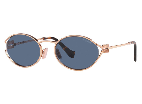 Miu Miu MU52YS ZVF1V1 Pink Gold/Dark Blue