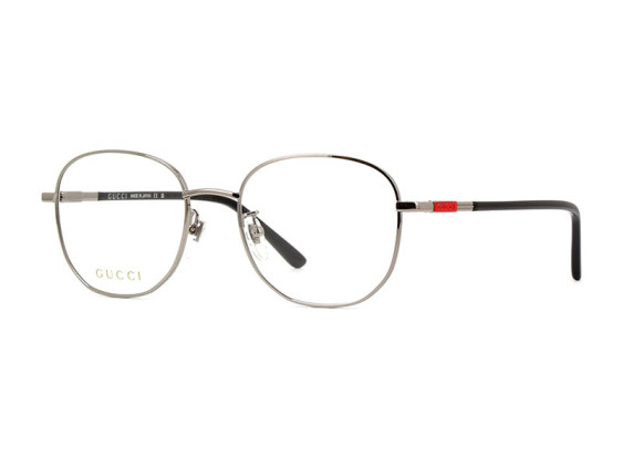 Gucci GG1352O 001 Shiny Ruthenium/Black 53mm