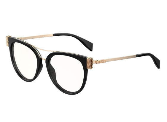 Moschino MOS023/S 2M2/99 Black/Gold/Clear