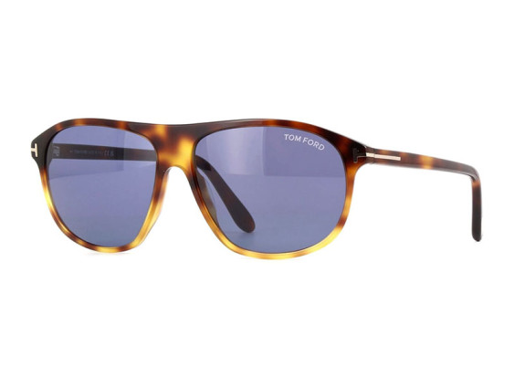 Tom Ford FT1027 56V Shiny Havana/Blue