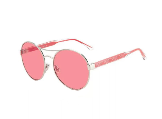 Jimmy Choo YANN/S 010 UR Shiny Palladium with Pink/Pink