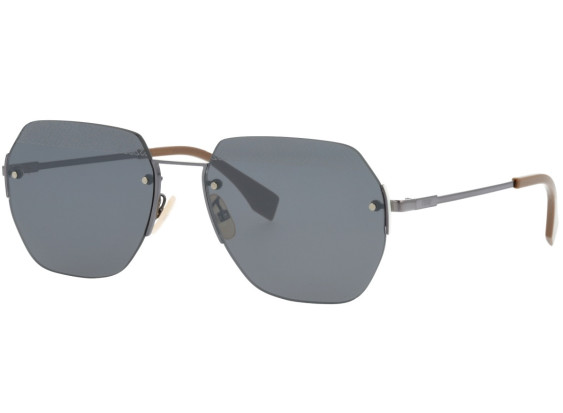 Fendi FFM0067/F/S 807/T4 Black/Silver Mirror