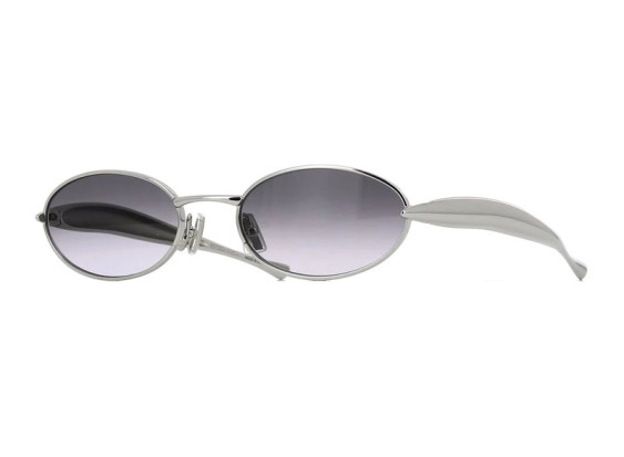 Bottega Veneta BV1386S 003 Silver/Grey Gradient