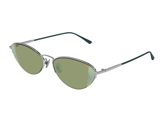 Bottega Veneta BV0245S 004 Silver/Light Green
