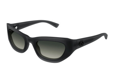 Gucci GG1784S 001 Matte Milky Dark Grey/Grey Gradient