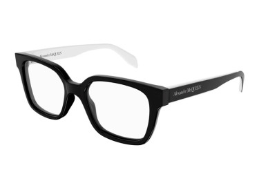 Alexander McQueen AM0358O 003 White/Black 52mm