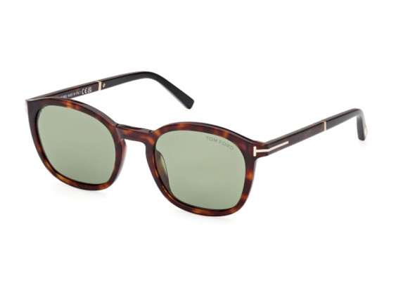 Tom Ford FT1020 JAYSON 52N Dark Havana/Green