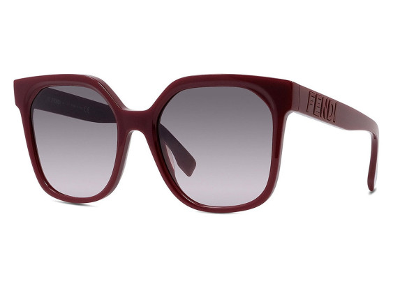 Fendi FE40007I 55 66F Shiny Bordeaux/Bordeaux