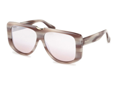 Max Mara MM0075 60G Beige Horn/Brown Mirror