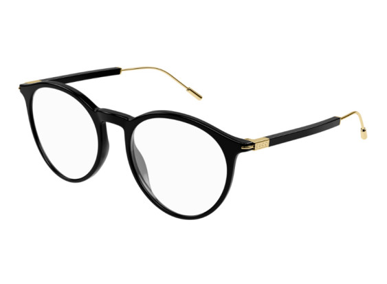 Gucci GG1274O 001 Black/Gold 52mm
