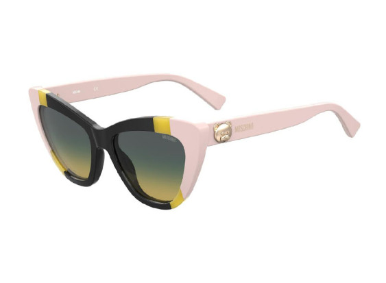 Moschino MOS122/S 071C JE Pink/Black/Yellow/Green Gradient Yellow