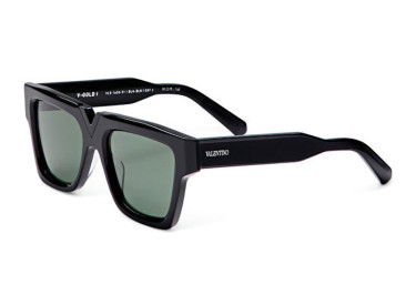 Valentino V-GOLD I VLS-162A Shiny Black/Smoke Green