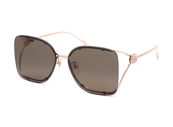 Gucci GG1713SA 002 Rose Gold/Brown