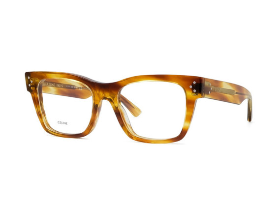 Celine CL50039I 056 Striped Honey Havana 50mm