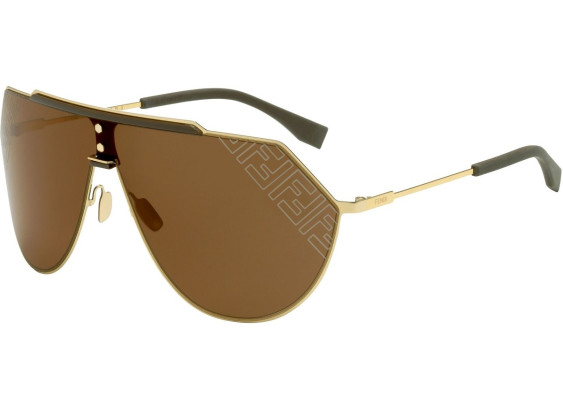 Fendi FFM0075/S J5G/VP Gold/Brown Mirror