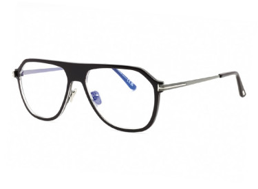 Tom Ford FT5943-B 050 Dark Brown/Ruthenium 56mm