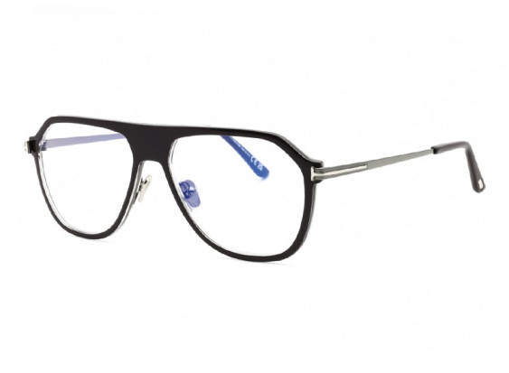 Tom Ford FT5943-B 050 Dark Brown/Ruthenium 56mm