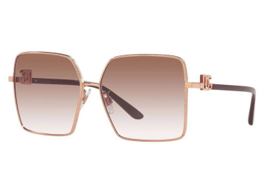 Dolce & Gabbana DG2279 12988D Pink Gold/Clear Gradient Pink